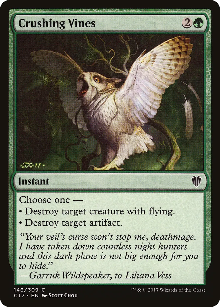 Crushing Vines — Commander 2017 — Magic: The Gathering