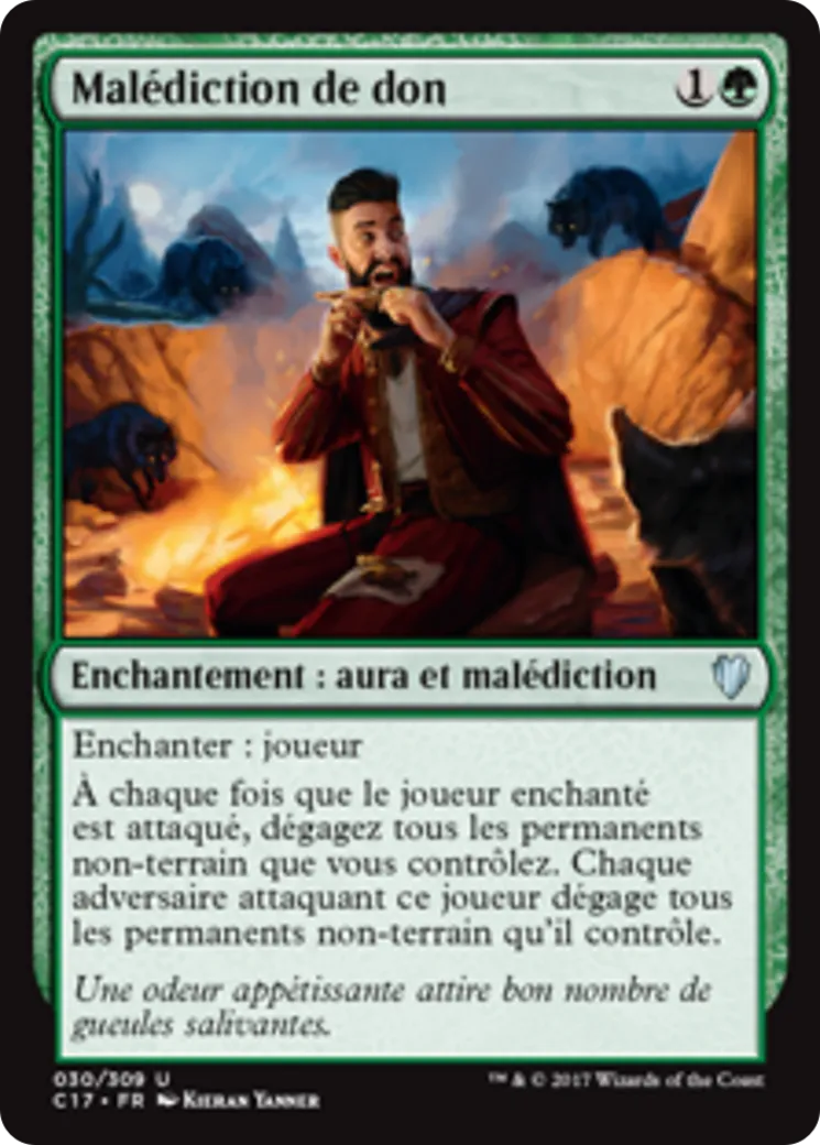 Malédiction de don — Commander 2017 — Magic: The Gathering