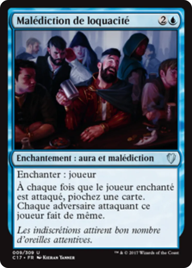 Malédiction de loquacité — Commander 2017 — Magic: The Gathering
