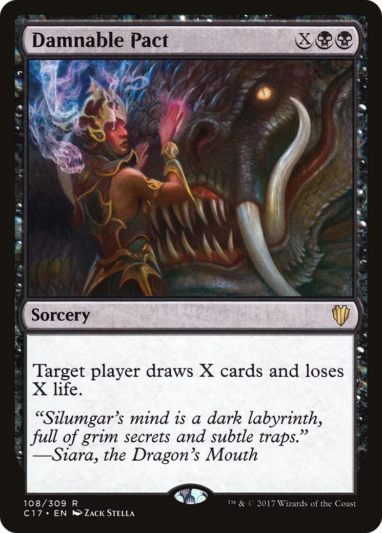 Pacte damné — Commander 2017 — Magic: The Gathering