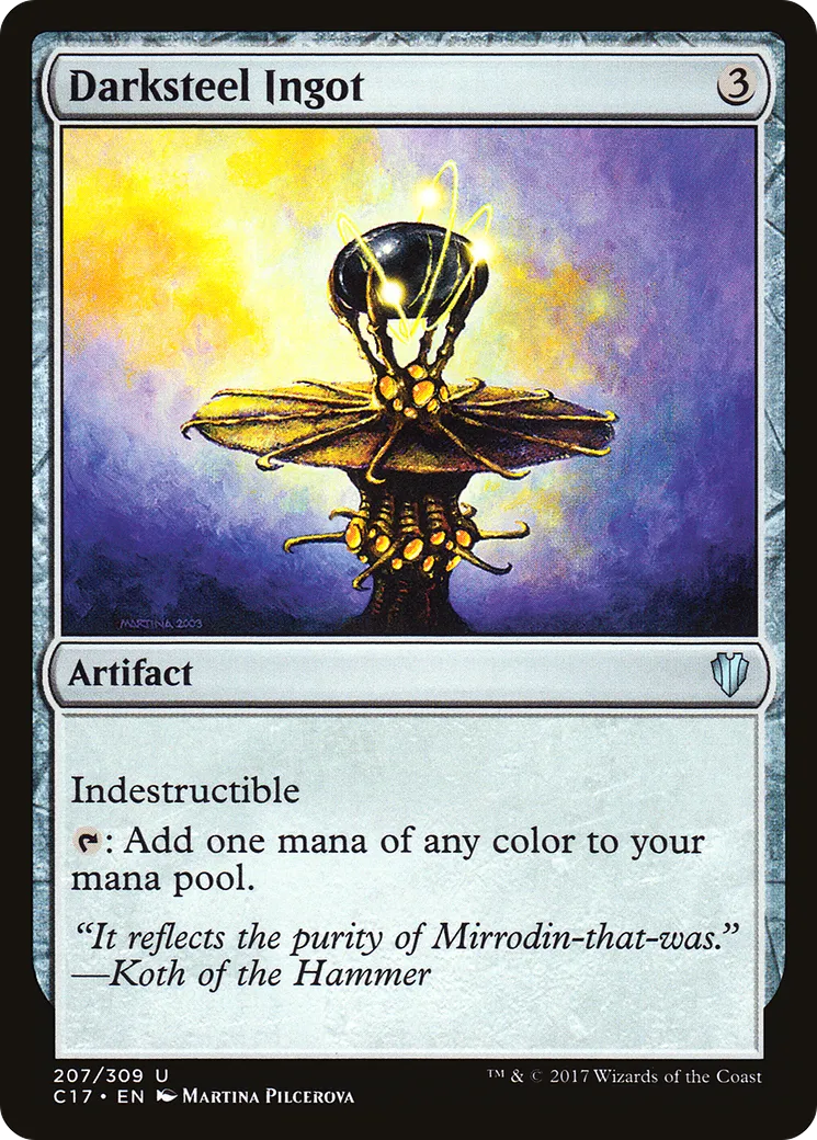 Darksteel Ingot — Commander 2017 — Magic: The Gathering