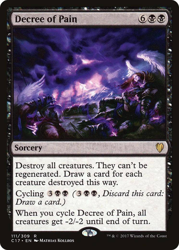 Décret de souffrance — Commander 2017 — Magic: The Gathering
