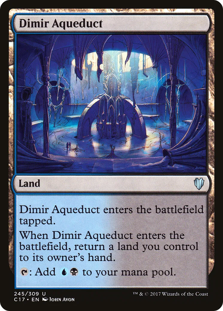 Aqueduc de Dimir — Commander 2017 — Magic: The Gathering