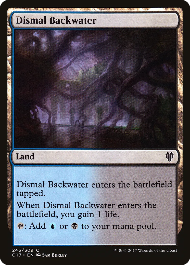 Dismal Backwater — Commander 2017 — Magic: The Gathering