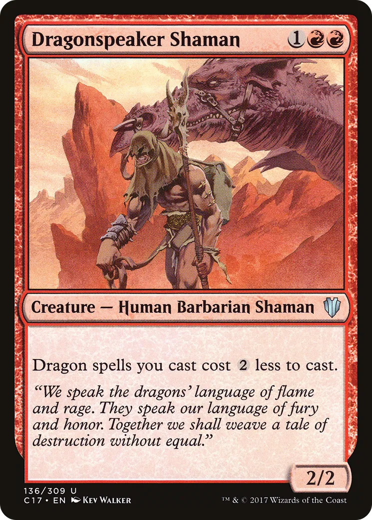 Dragonspeaker Shaman — Commander 2017 — Magic: The Gathering