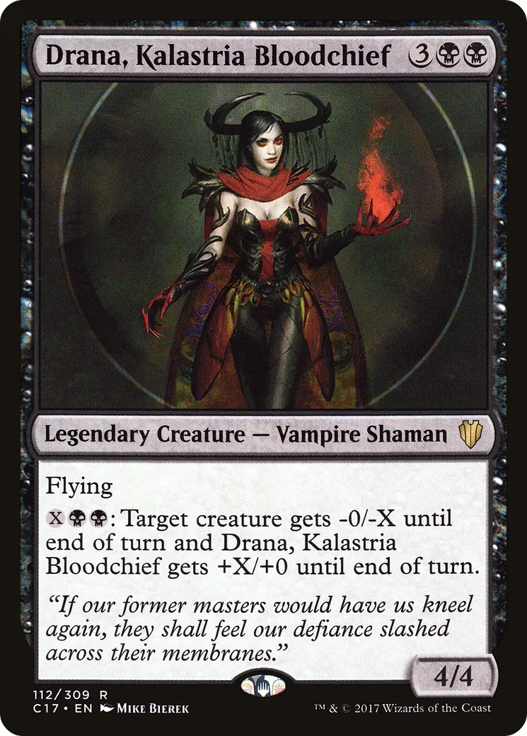 Drana, Kalastria Bloodchief — Commander 2017 — Magic: The Gathering
