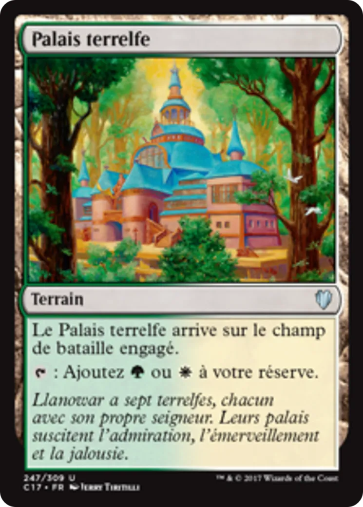 Palais terrelfe — Commander 2017 — Magic: The Gathering