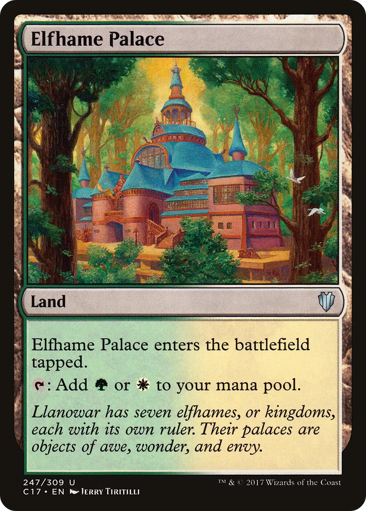 Palais terrelfe — Commander 2017 — Magic: The Gathering
