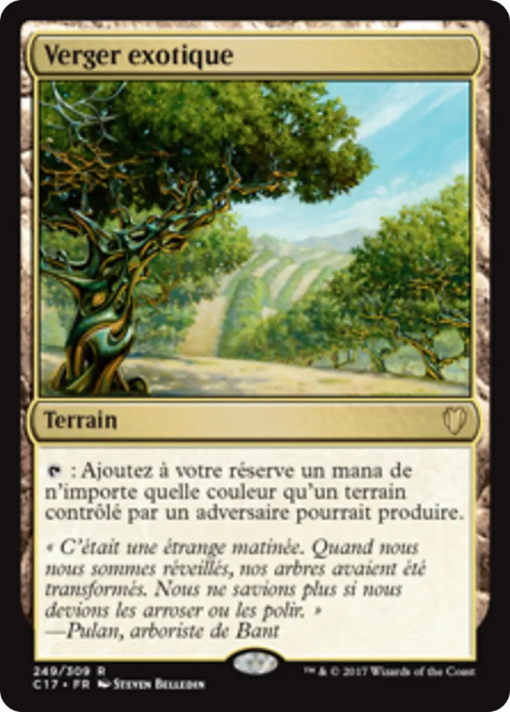Verger exotique — Commander 2017 — Magic: The Gathering