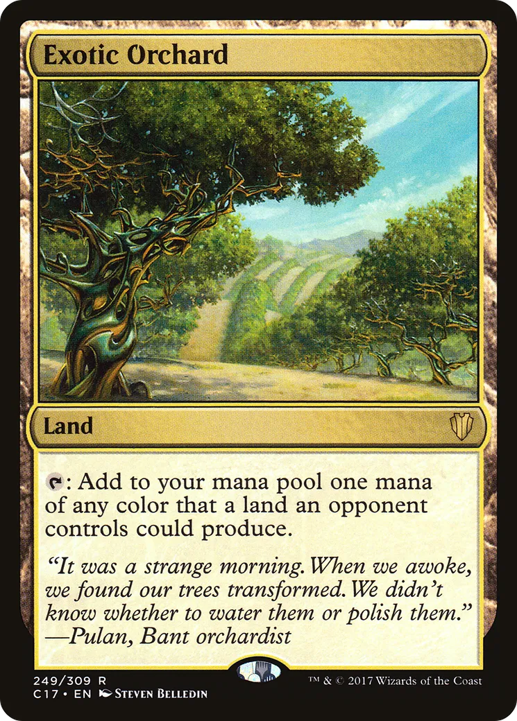 Exotic Orchard — Commander 2017 — Magic: The Gathering