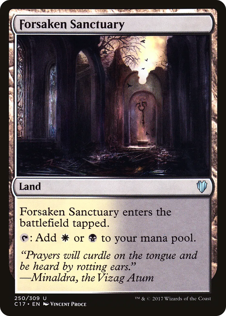 Forsaken Sanctuary — Commander 2017 — Magic: The Gathering