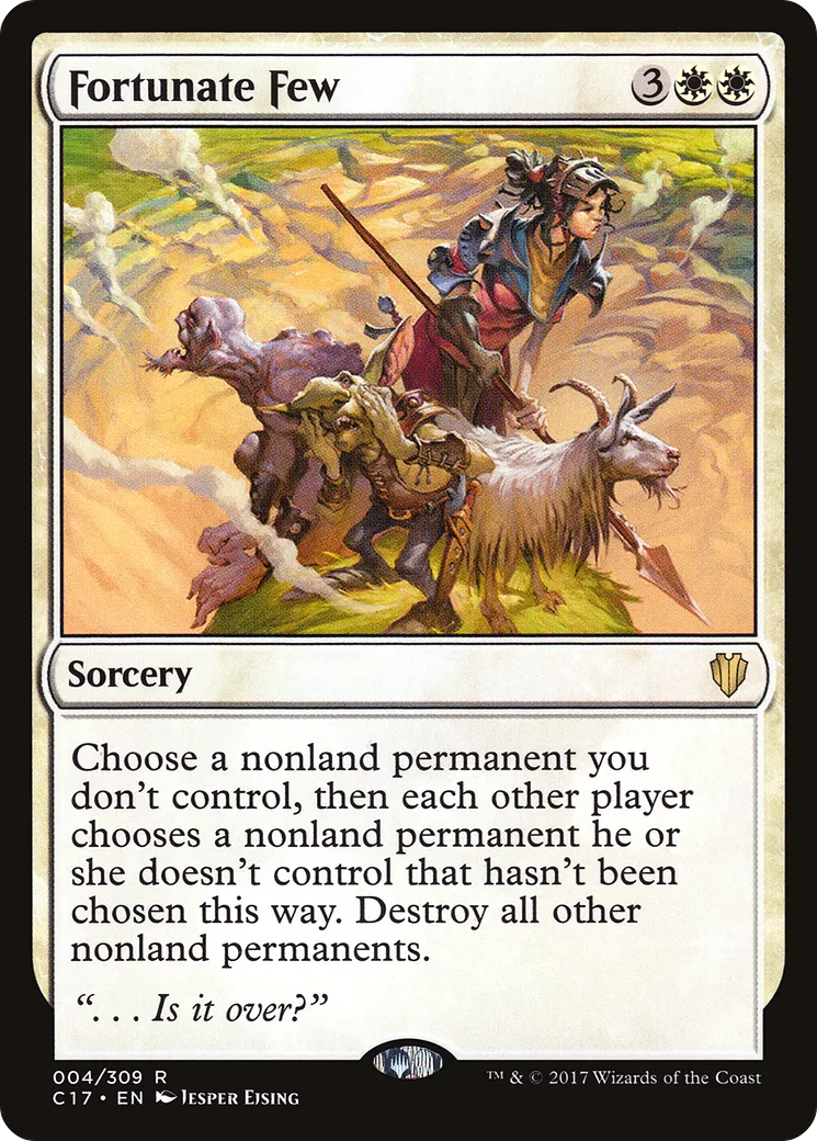 Fortunate Few from Commander 2017 - Magic: The Gathering