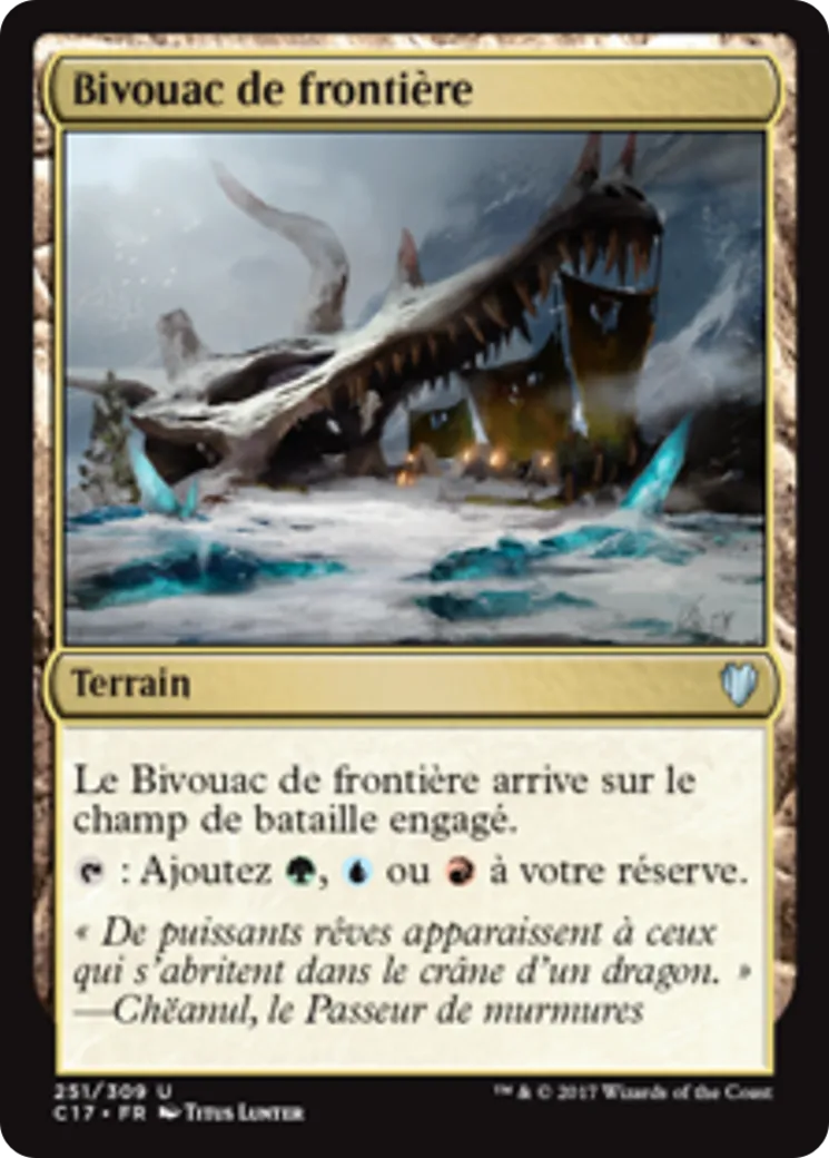 Bivouac de frontière — Commander 2017 — Magic: The Gathering