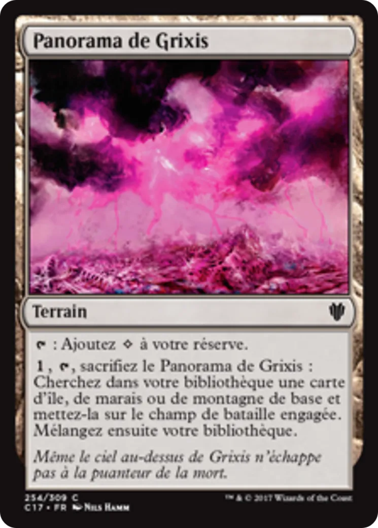 Panorama de Grixis — Commander 2017 — Magic: The Gathering