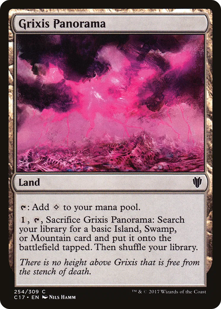 Panorama de Grixis — Commander 2017 — Magic: The Gathering