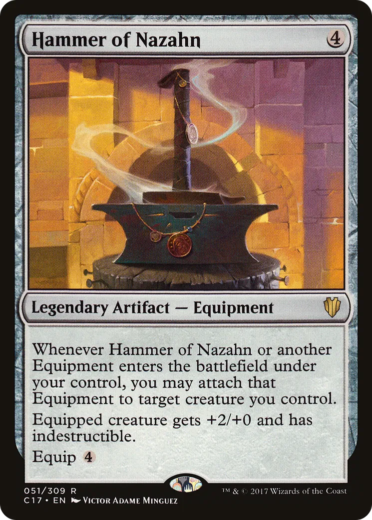 Marteau de Nazahn — Commander 2017 — Magic: The Gathering
