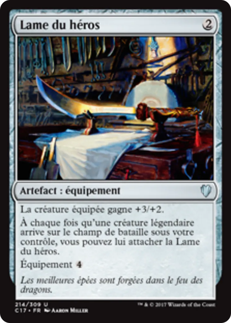 Lame du héros — Commander 2017 — Magic: The Gathering