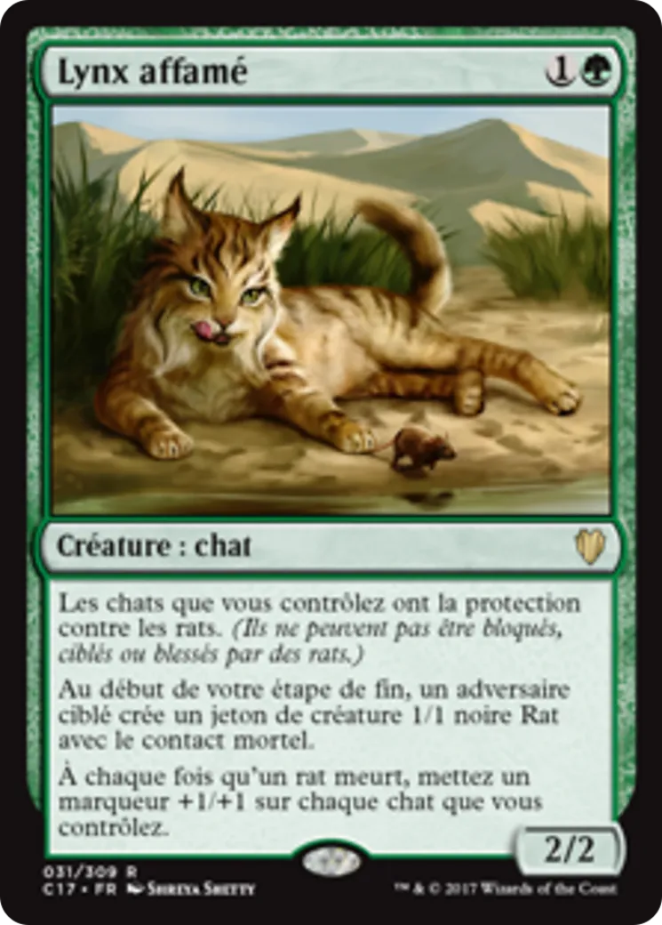 Lynx affamé — Commander 2017 — Magic: The Gathering