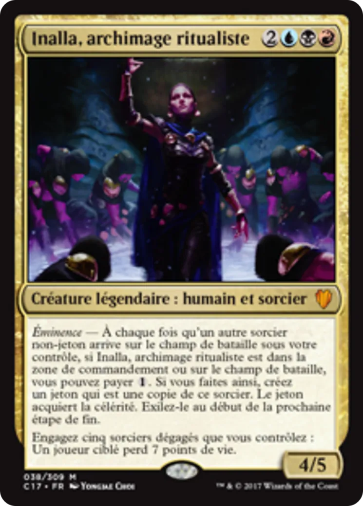 Inalla, archimage ritualiste — Commander 2017 — Magic: The Gathering