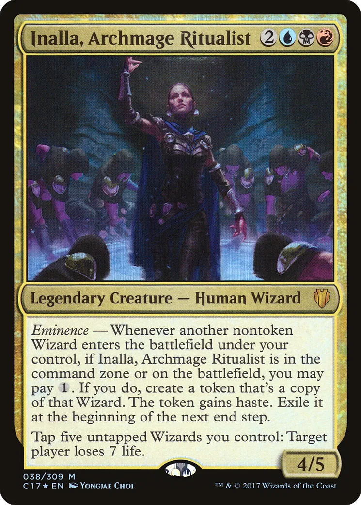 Inalla, Archmage Ritualist from Commander 2017 - Magic: The Gathering