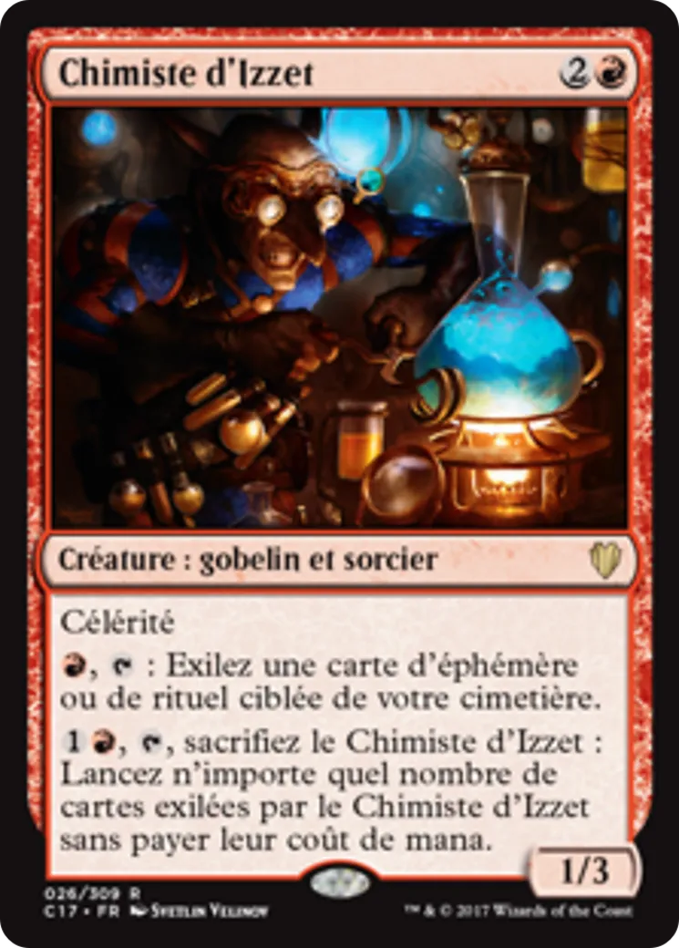 Chimiste d'Izzet — Commander 2017 — Magic: The Gathering