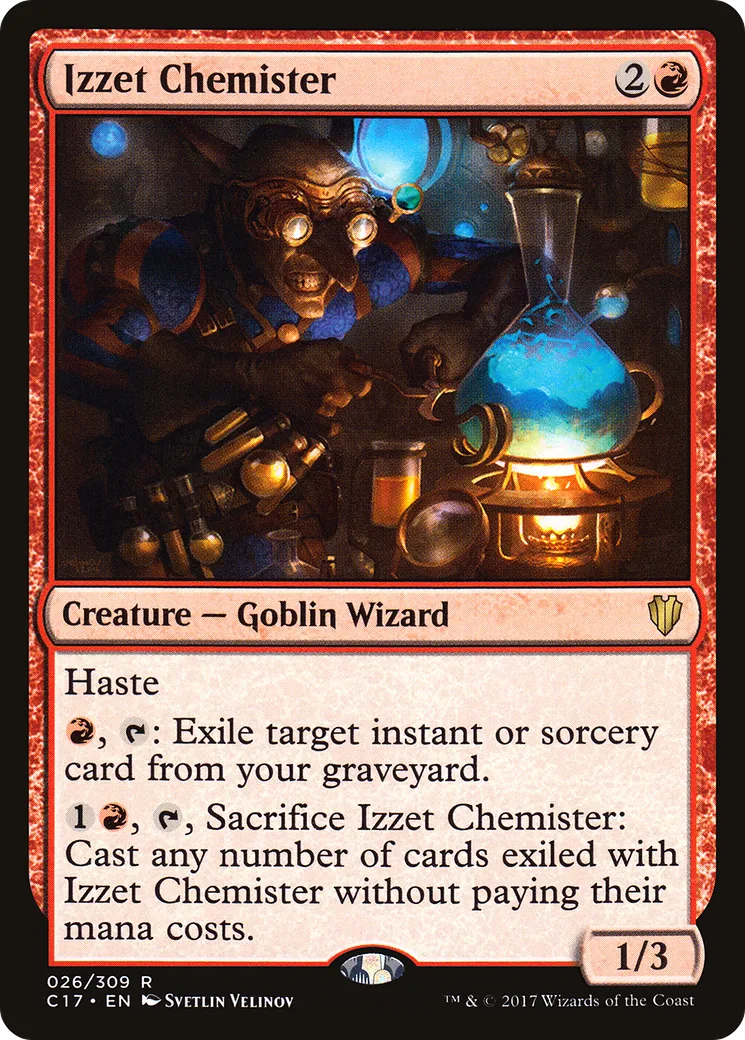 Izzet Chemister — Commander 2017 — Magic: The Gathering