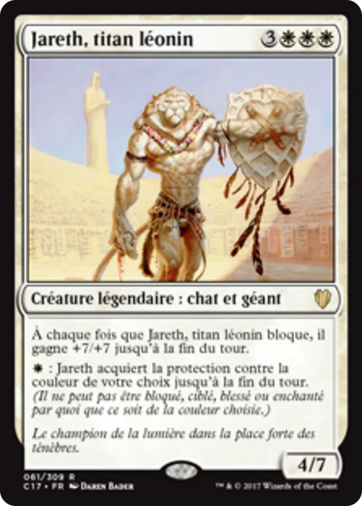 Jareth, titan léonin — Commander 2017 — Magic: The Gathering