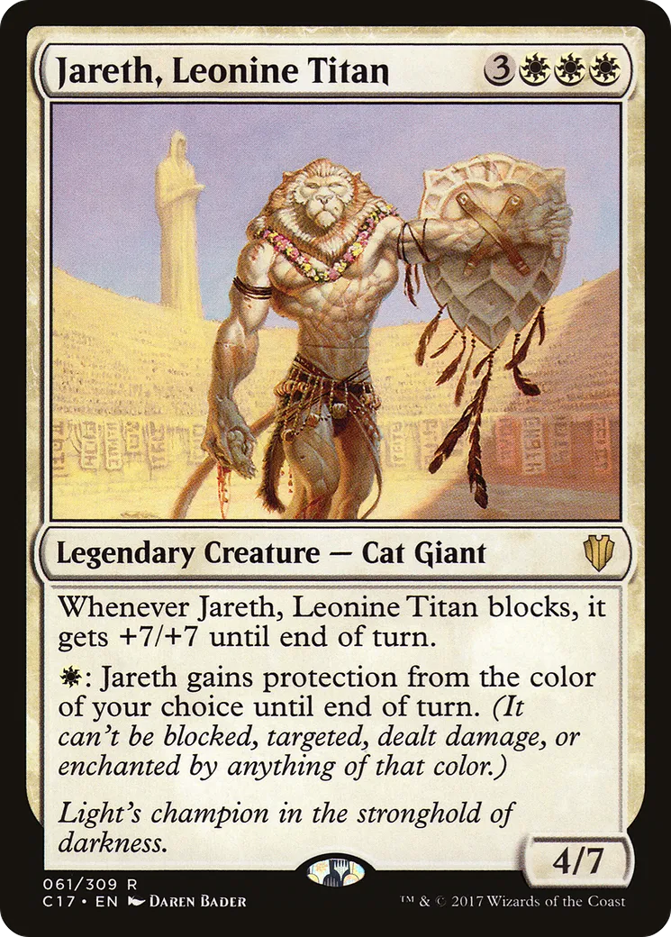 Jareth, titan léonin — Commander 2017 — Magic: The Gathering
