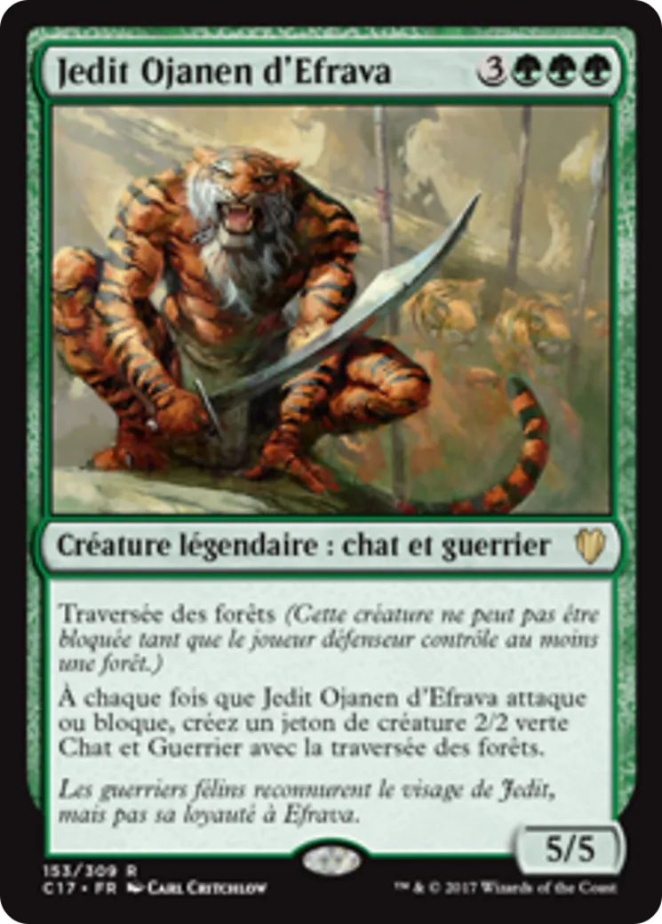 Jedit Ojanen d'Efrava — Commander 2017 — Magic: The Gathering