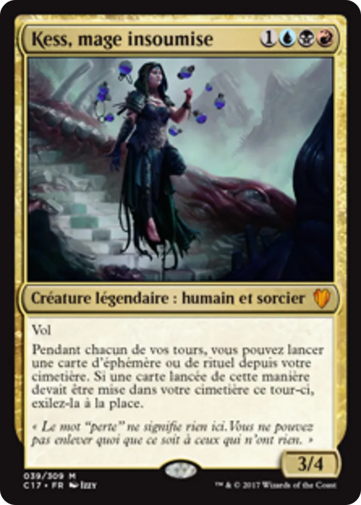 Kess, mage insoumise from Commander 2017 - Magic: The Gathering