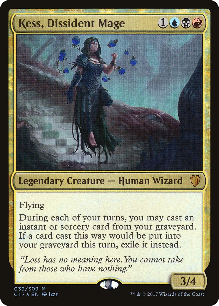 Kess, Dissident Mage — Commander 2017 — Magic: The Gathering