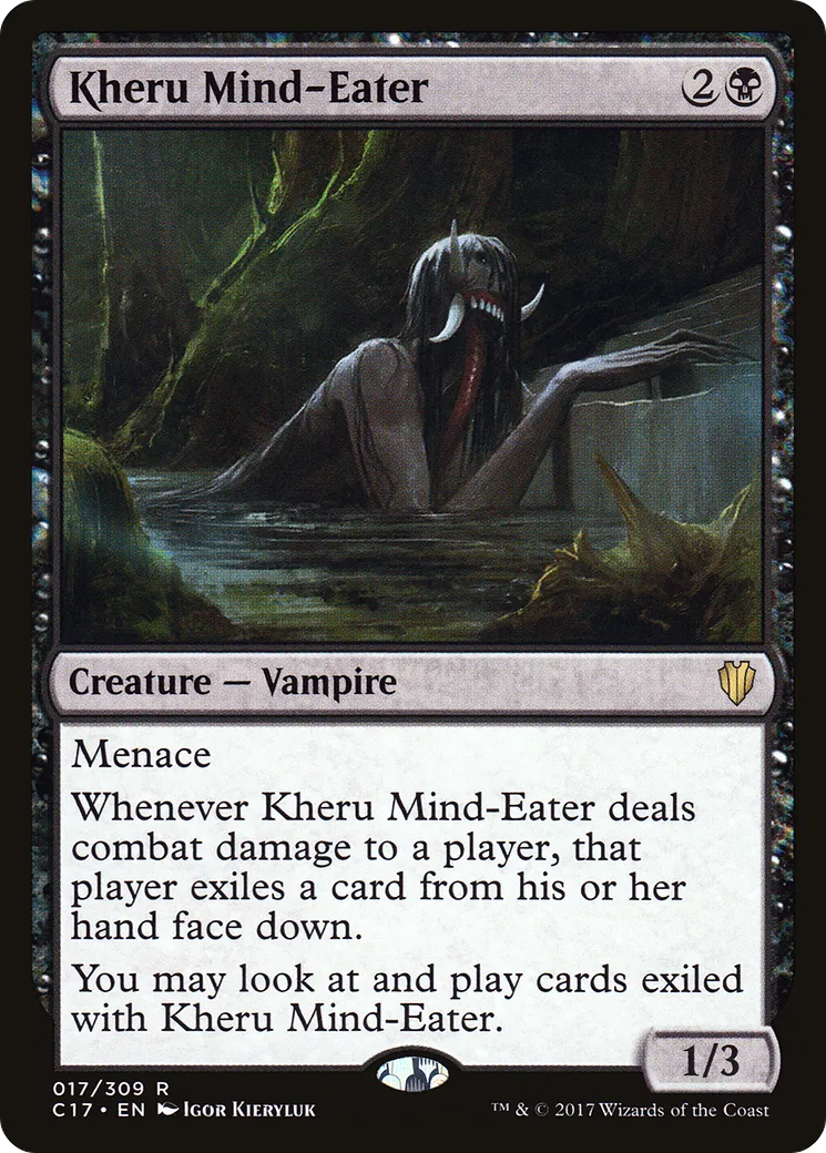 Dévoreuse d'esprits de Kheru — Commander 2017 — Magic: The Gathering