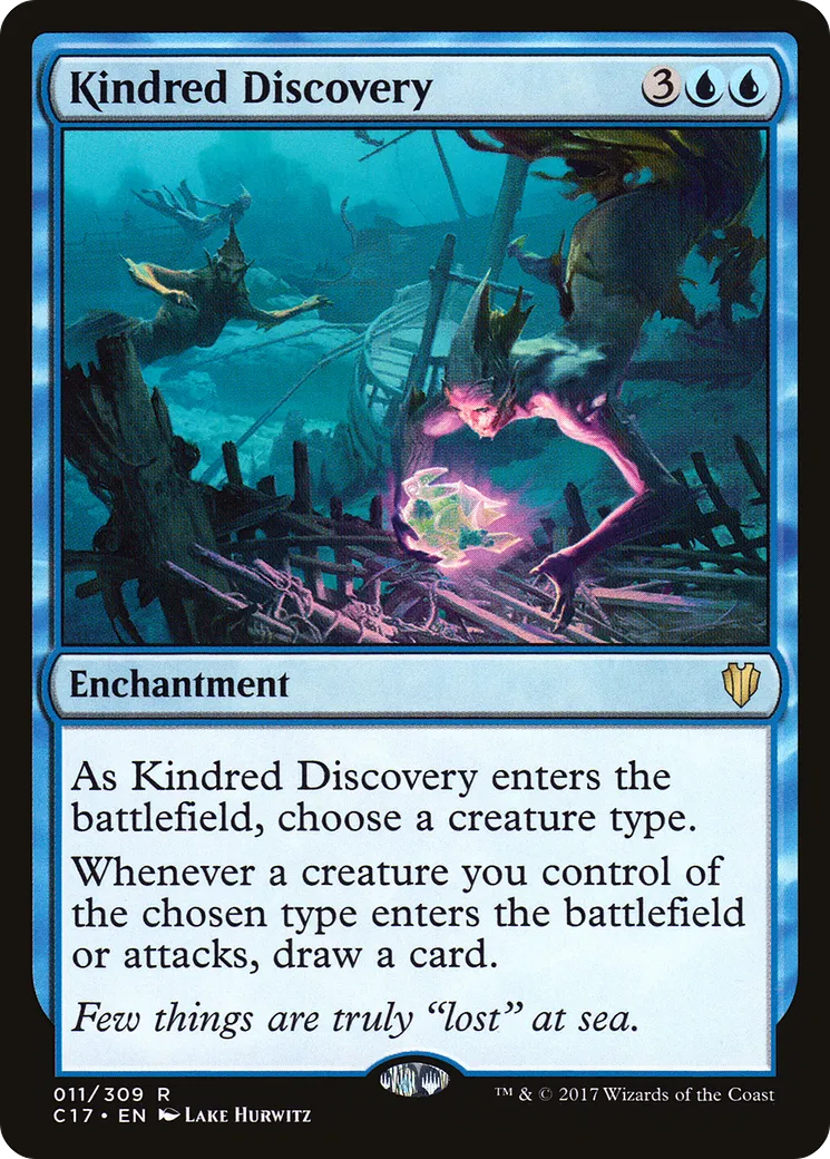 Kindred Discovery — Commander 2017 — Magic: The Gathering