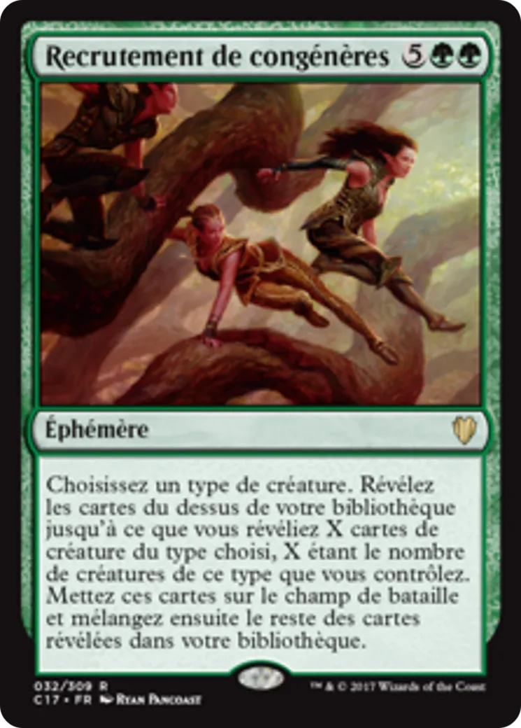 Recrutement de congénères — Commander 2017 — Magic: The Gathering