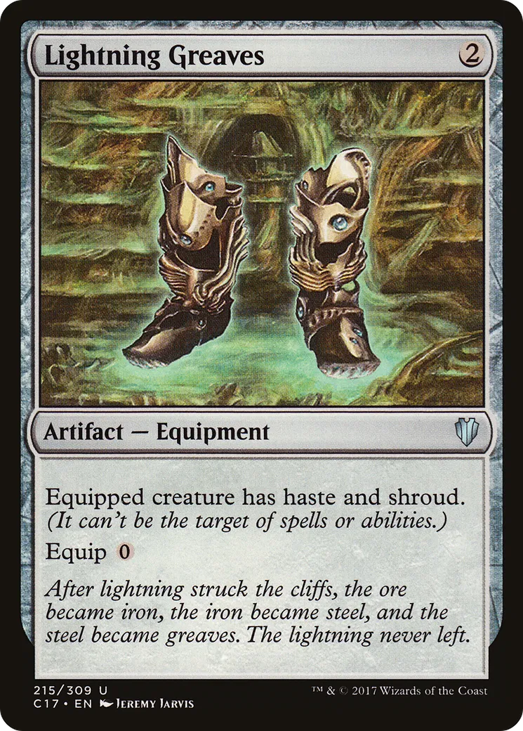 Lightning Greaves — Commander 2017 — Magic: The Gathering