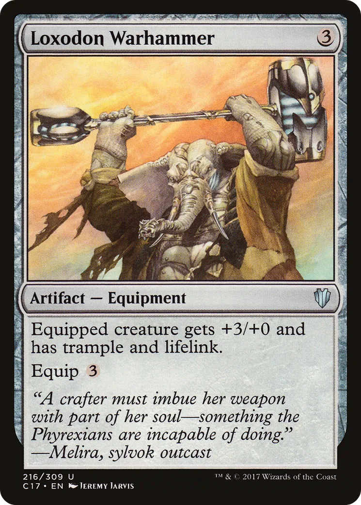 Loxodon Warhammer — Commander 2017 — Magic: The Gathering