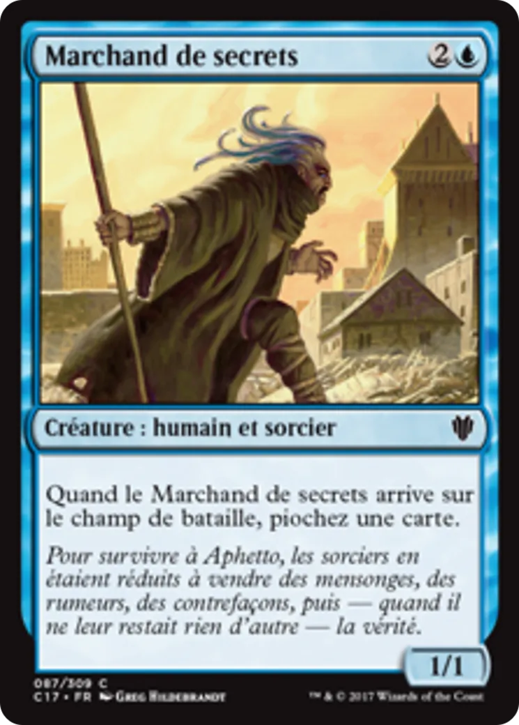 Marchand de secrets — Commander 2017 — Magic: The Gathering
