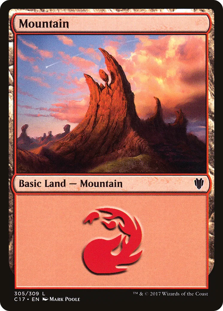 Mountain — Commander 2017 — Magic: The Gathering