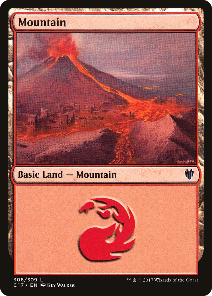 Mountain — Commander 2017 — Magic: The Gathering