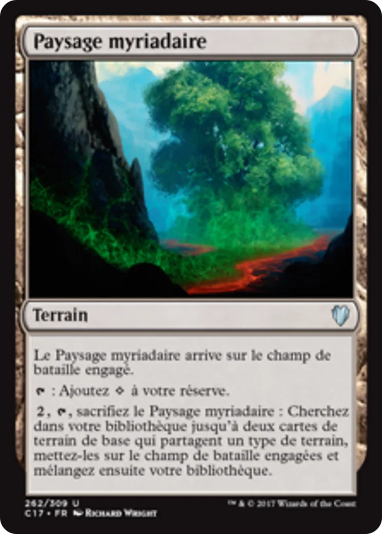 Paysage myriadaire — Commander 2017 — Magic: The Gathering