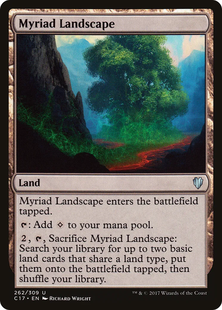 Myriad Landscape — Commander 2017 — Magic: The Gathering