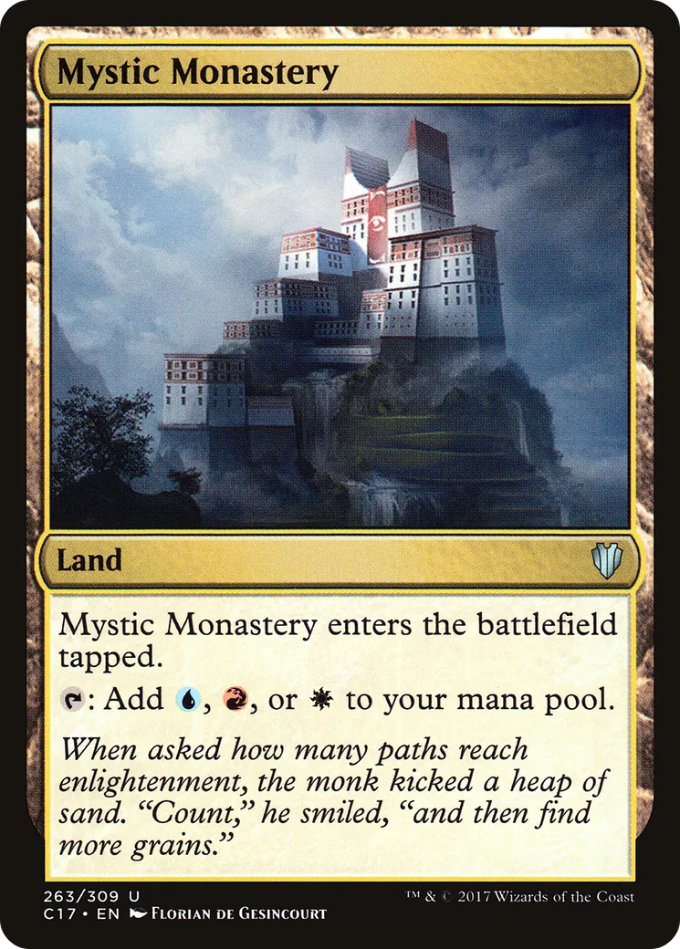 Mystic Monastery — Commander 2017 — Magic: The Gathering