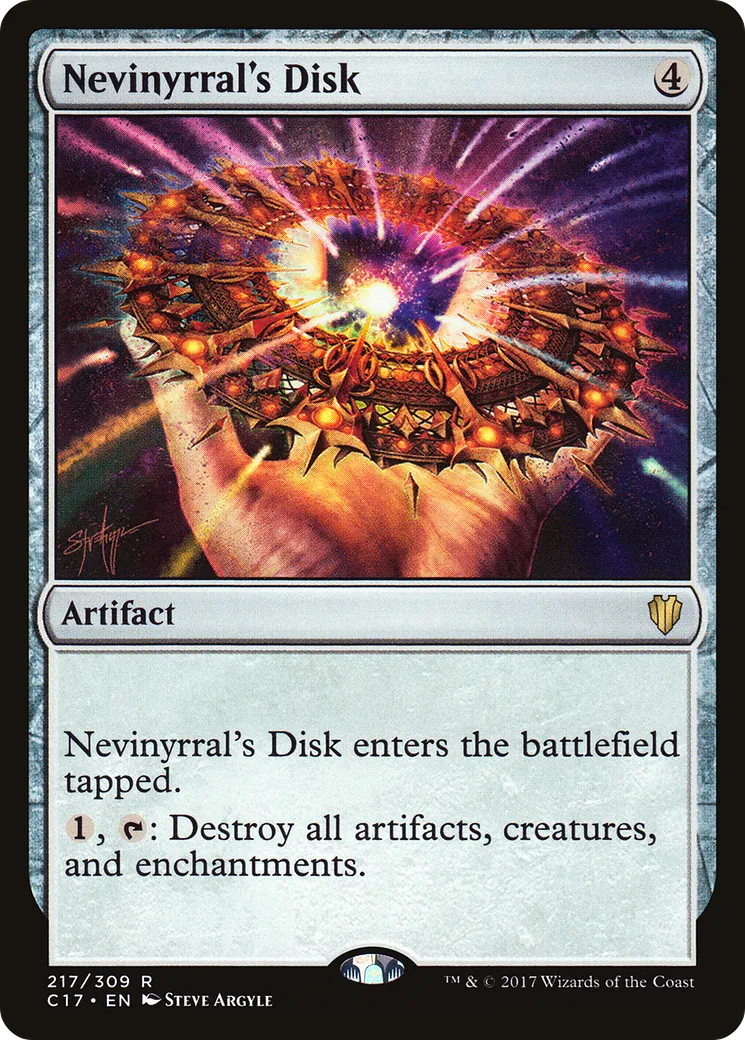 Nevinyrral's Disk from Commander 2017 - Magic: The Gathering