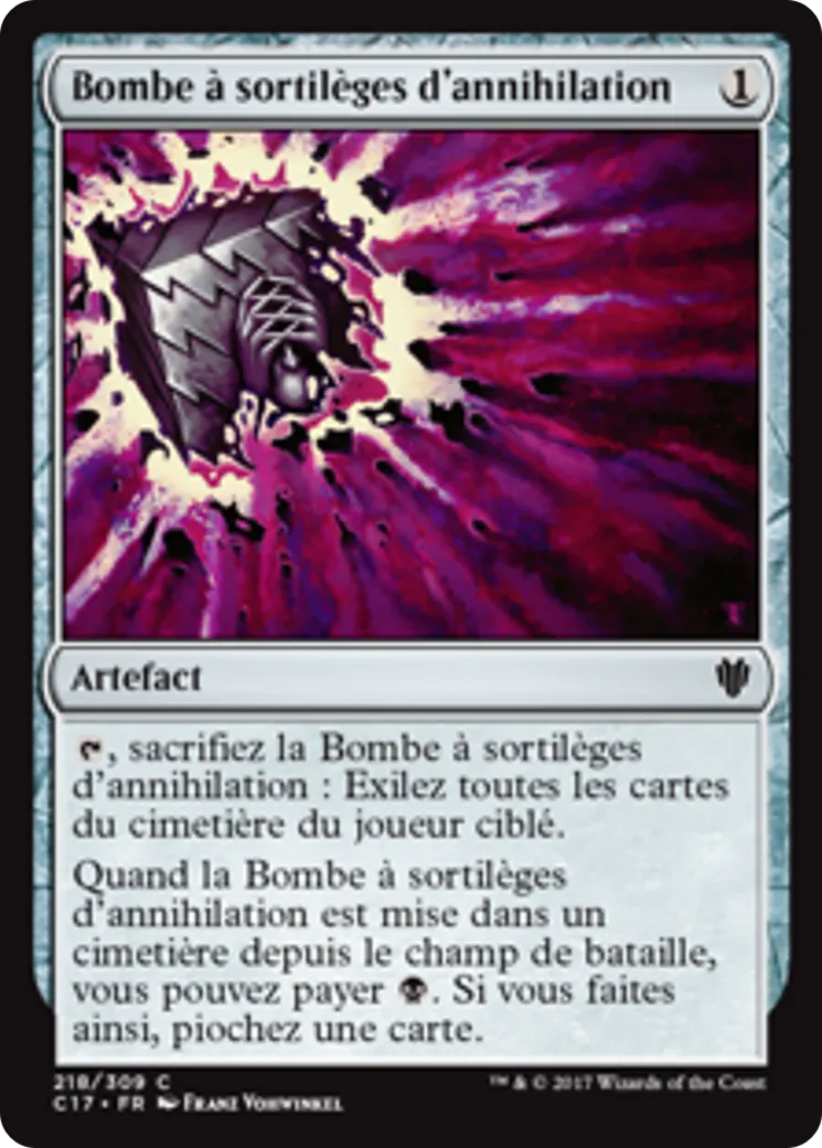 Bombe à sortilèges d'annihilation — Commander 2017 — Magic: The Gathering