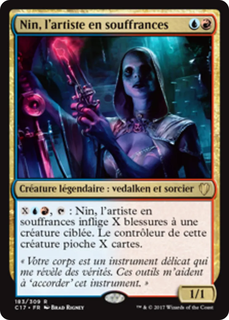 Nin, l'artiste en souffrances — Commander 2017 — Magic: The Gathering