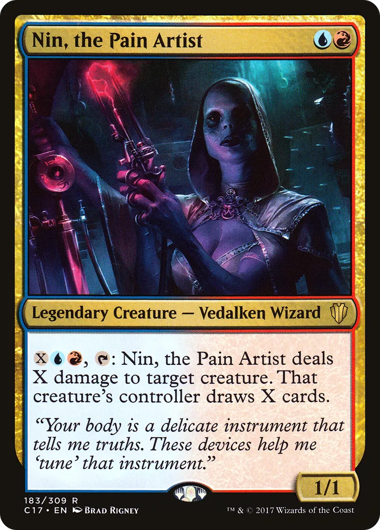 Nin, the Pain Artist — Commander 2017 — Magic: The Gathering
