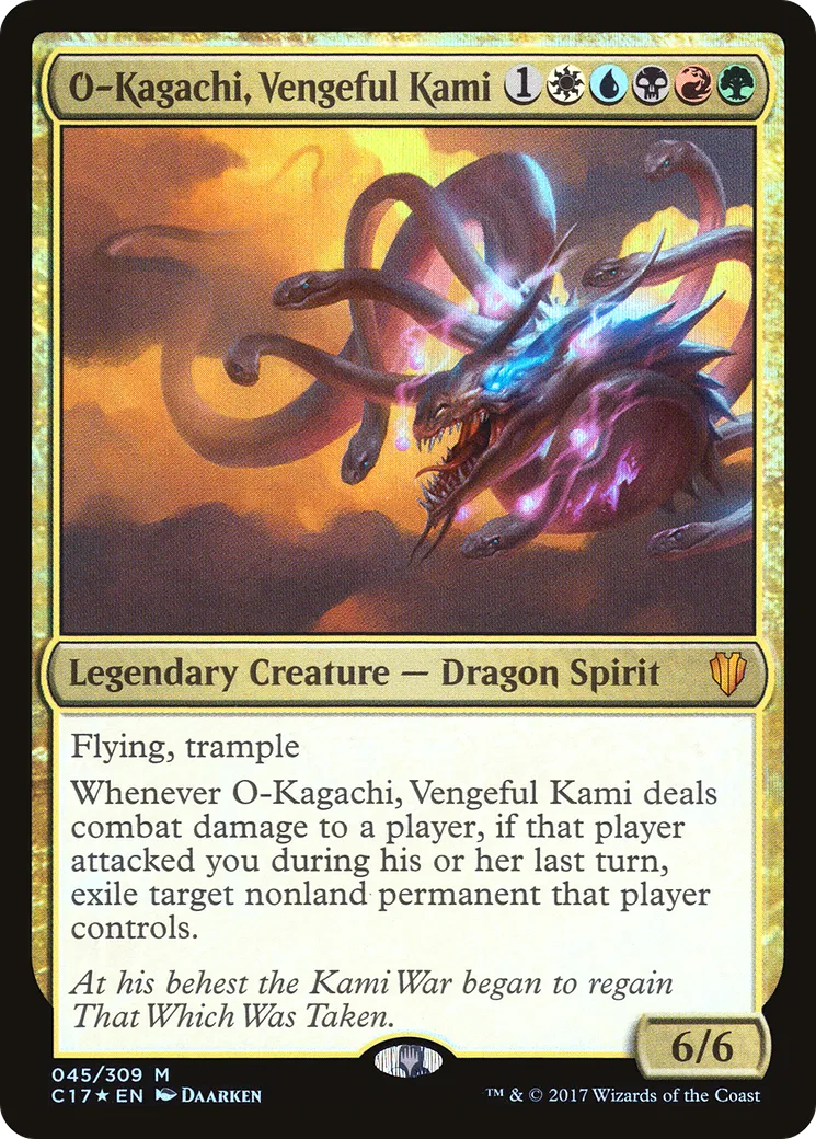 O-Kagachi, Vengeful Kami from Commander 2017 - Magic: The Gathering