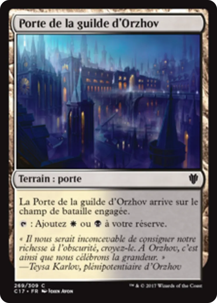 Porte de la guilde d'Orzhov — Commander 2017 — Magic: The Gathering