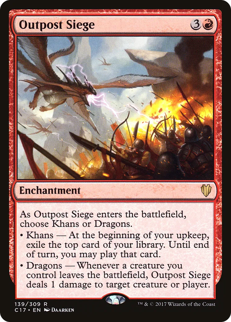 Outpost Siege — Commander 2017 — Magic: The Gathering