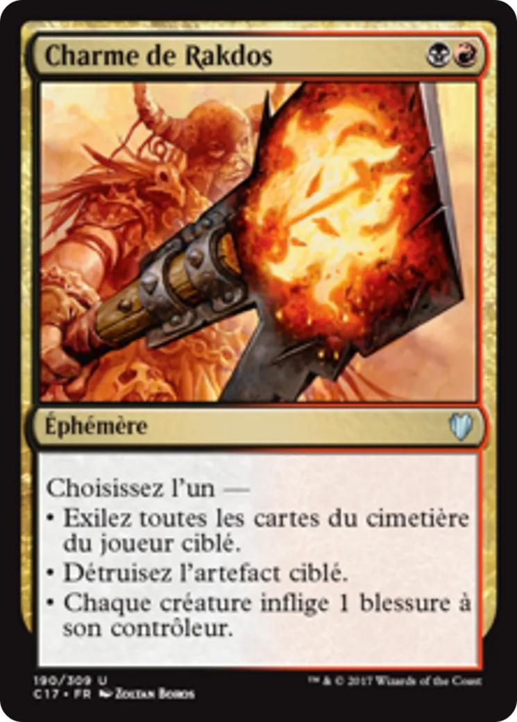 Charme de Rakdos — Commander 2017 — Magic: The Gathering